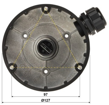 HIKVISION DS-1280ZJ-DM8 Коробка BLACK, черный