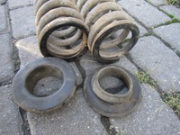 фото thumb №8, 1 mercedes w140 2x пружини підвіска задня + гумки прокладки pod пружина