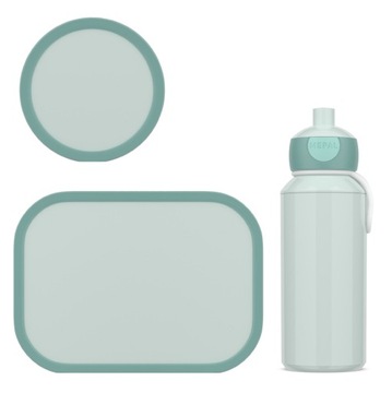 MEPAL ŚNIADANIÓWKA POJEMNIK OWOCE LUNCHBOX KANAPEK BIDON COOL MINT KOMPLET