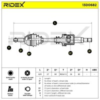 Приводной вал приводная jaguar x-type limousine x400 ridex Оригинал, фото thumb