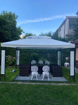 MILANO PAWILON OGRODOWY Z LED ANTRACYT