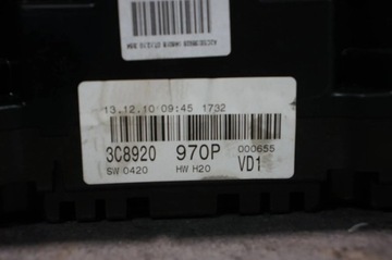 фото thumb №7, Спідометр  прилади спідометр vw passat cc 2.0 tdi 3c8920970p uk