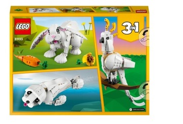 НАБОР LEGO CREATOR 3 В 1 БЕЛЫЙ КРОЛИК В ПОДАРОК