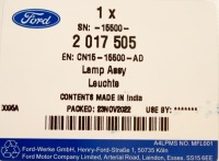 фото thumb №2, Лампа протитуманна задня права ecosport 13- 17-