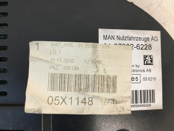 фото thumb №6, Спідометр  прилади man tgx tgs 2011r eurto 5 81.27202-6228