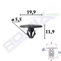 фото thumb №1, Кліпса штифт захист pod двигун do lexus toyota