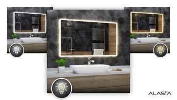 Lustro LED z Włącznikiem Dotykowym 90x50 Palermo