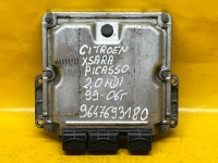 фото thumb №9, Бортовой компьютер двигателя citroen xsara picasso 2,0hdi 99-06r 9647693180 .