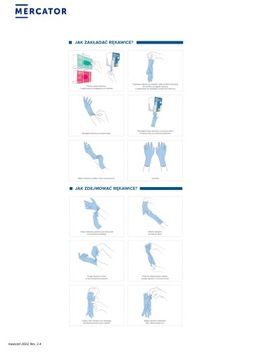 ПЕРЧАТКИ ОДНОРОДНЫЕ НИТРИЛОВЫЕ синие MERCATOR MEDICAL 100 шт, размер XS