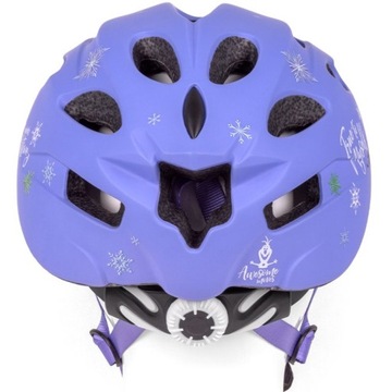 Детский спортивный шлем IN-MOLD VIOLET 52-56см - FROZEN 2 Disney License