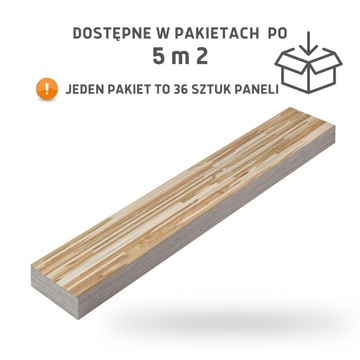 Panele Winylowe Samoprzylepne 5m² SŁONECZNY PARKIET Deski parkiet WODOODP*