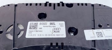 фото thumb №8, Спидометр приборы audi a3 8v 2.0 tdi 8v0920960l