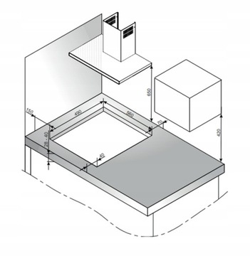 Комплект AMICA ED37214B+AMMB20E2SGB+PGCD6111AOB