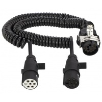 фото thumb №5, Шланг спиральный адаптер штекер 15pin/x2 7pin полуприцеп