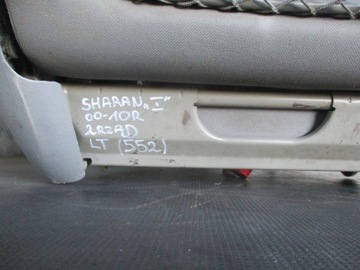 фото thumb №9, Сиденье левый зад второй ряд vw sharan i рестайлинг 00-10r