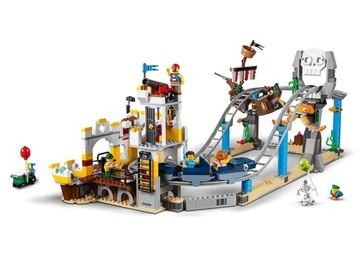 LEGO 31084 Creator 3w1 - Piracka kolejka górska. Zagniecenia.