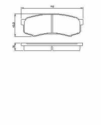 фото thumb №13, Bosch тормозные колодки тормозные toyota зад land cruiser 986 424 313