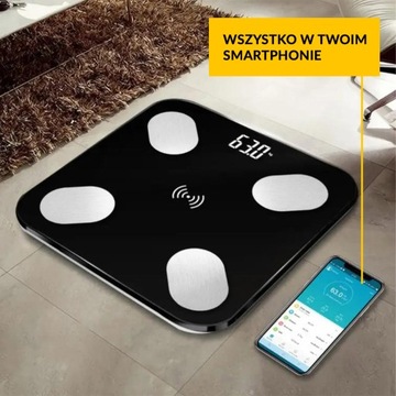 АНАЛИТИЧЕСКИЕ ВЕСЫ ДЛЯ ВАННОЙ 25 В 1 SMART iOS ANDROID ТОЧНЫЕ ИЗМЕРЕНИЯ