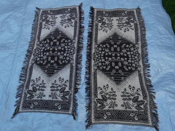 kilim retro vintage PRL 54X130 cm KOMPLET