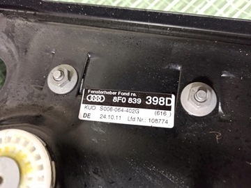 фото thumb №6, A5 cabrio 8f0 скло права зад підйомник 8f0839398d