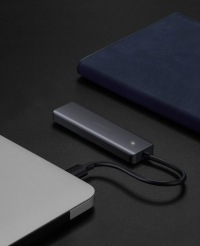 АДАПТЕР UGREEN HUB SPLITTER USB-C TYPE-C НА 4x USB 3.0 ПЕРЕДАЧА ДО 5 Гбит/с