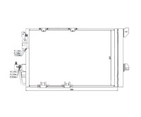 Купить Радиатор кондиционера к opel astra g 1998-2004 13192901, фото thumb