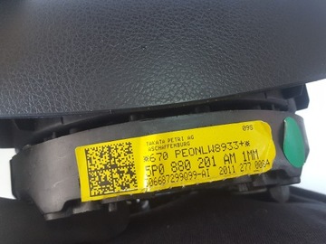 фото thumb №5, Seat leon 2 ii 04-12r altea рестайлинг подушка подушка безопасности водителя 5p0880201am