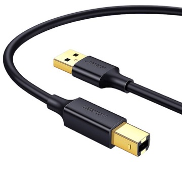 Кабель Ugreen USB/USB Type B для принтера, шнур длиной 5 м.