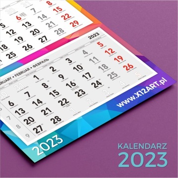 КАЛЕНДАРИ С ДИЗАЙНОМ ПОСТЕРА B2 ПОЛОСЫ x100