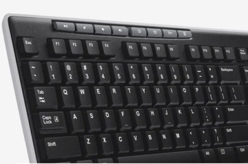Klawiatura membranowa Logitech K270 czarna