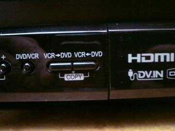 DVD/VHS-рекордер TEVION MD81664 в виде нового видеокомбо 2-в-1 с HDMI PL MENU