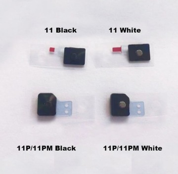 Сетчатая мембранная задняя панель для микрофона для iPhone iPhone 12 mini, черная
