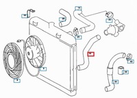 фото thumb №5, Mercedes w123 шланг радиатора org 1235011882