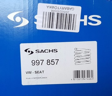 фото thumb №16, Sachs пружина подвешивание audi |997 857