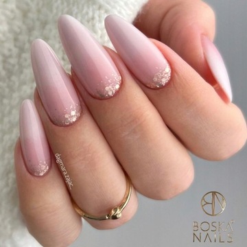 Лак гибридный BOSKA NAILS БЕЛЫЙ ЧЕРНЫЙ + пилка