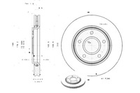 фото thumb №1, Диск тормозной. chrysler grand voyager 07
