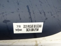 фото thumb №10, Кришка кришка багажника зад задня vw passat b8 sedan lp5m