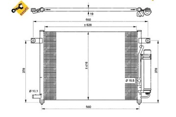 фото thumb №2, Nrf конденсатор кондиционера chevrolet aveo/kalos 1,
