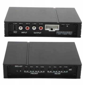 Автомобильный усилитель DSP, 4-канальный вход RCA