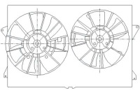 Купити Вентилятор радіатора з корпус chrysler pacifica, фото thumb
