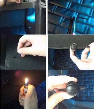 фото thumb №13, Регульований шнурок полиці багажника стрічка трос do vw skoda seat + штифт