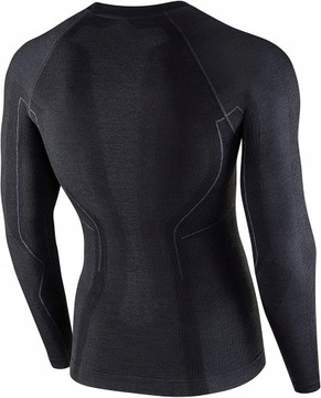BRUBECK KOSZULKA BLUZA TERMOAKTYWNA MĘSKA WEŁNA MERINO CIEPŁA TREKKING XXL