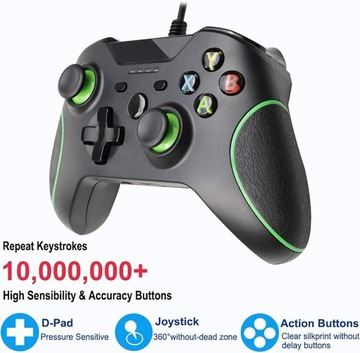 Ulepszony kontroler przewodowy na Xbox One –