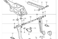 фото thumb №8, Porsche 997 987 cayman педаль сцепления mikrowyłącznik пусковой 99761310950