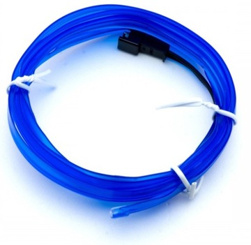 Światłowód LED Neon Niebieski 3m 24V TIR BUS