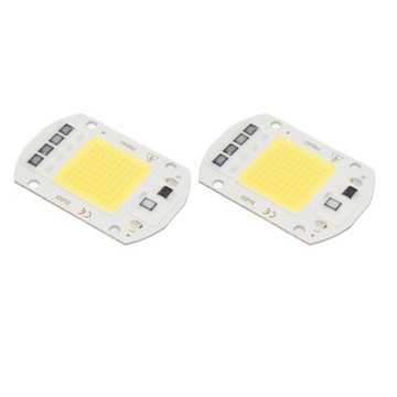 2 ШТ. COB LED 50Вт 90лм БЕЛЫЙ 230В