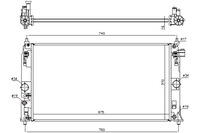 фото thumb №2, Радіаторів двигуна води lexus ux toyota prius phv 1.8h 2.0h 01.16-