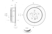 фото thumb №1, Brembo тормозные диски тормозные 2szt. toyota avensis verso