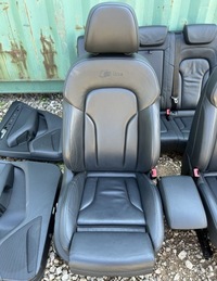 фото thumb №6, Сидіння шкіра sokórzane чорні з підігрівом електрика audi q5 8r0 s-line рестайлінг