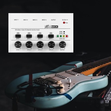 Аудиомикшер DJ Sound Mixing Console Белый